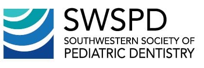 Logo of the Southwestern Society of Pediatric Dentistry, promoting excellence in children's dental health