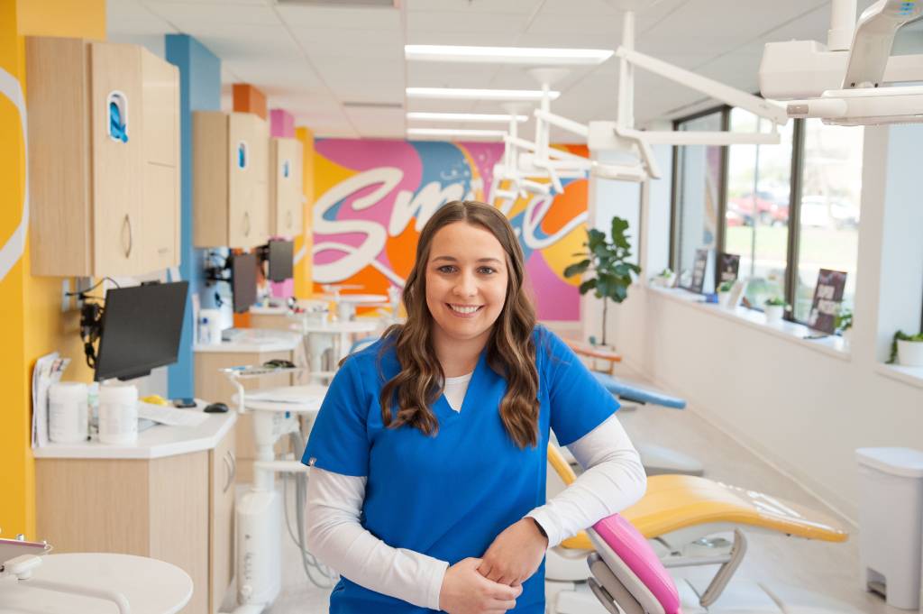 Ashley – CDA Dental Assistant at Kids Smiles, helping create stress-free visits